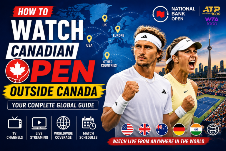 How to Watch Canadian Open Outside Canada