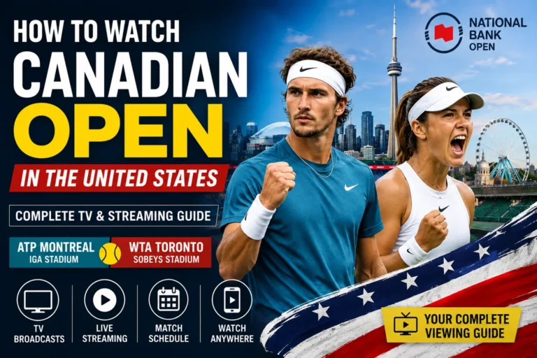 How to Watch Canadian Open