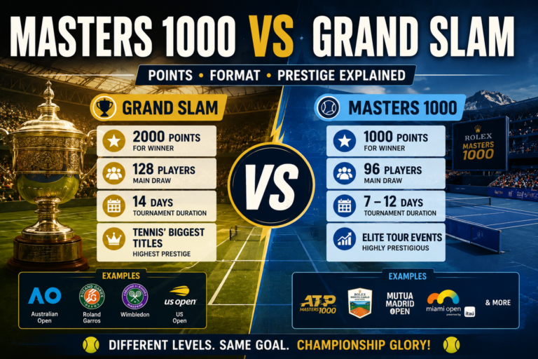 Masters 1000 vs Grand Slam