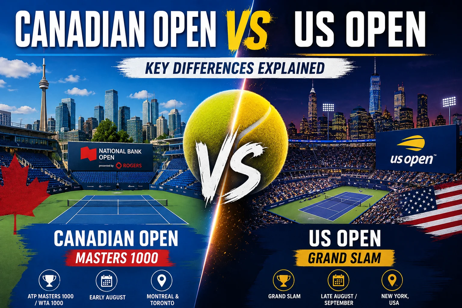 Canadian Open vs US Open